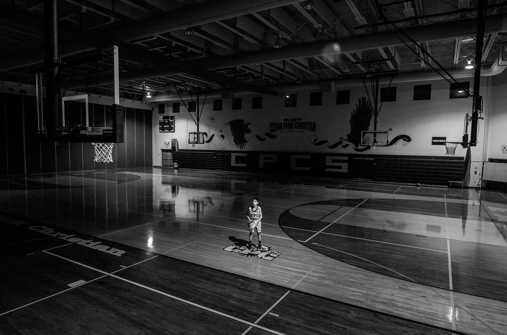 Senior Night player graphic prepared for a basketball livestream